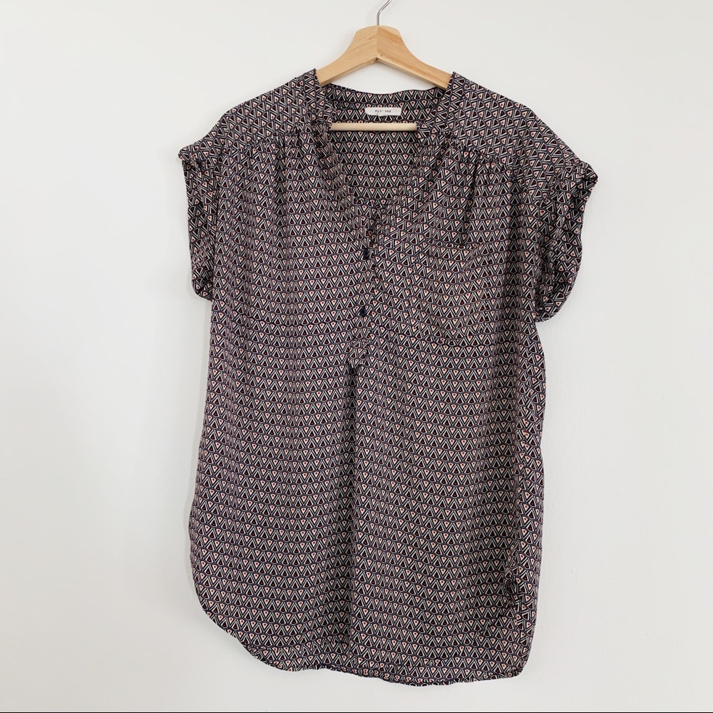 Pleione Short Sleeve Kim Blouse Mod Design Large
